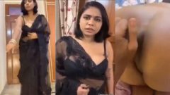 Oasi Das Horny Hot Black Saree Sex And Fucking