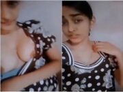 Cute Girl Shows her Boobs